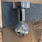 Bonnie Retro Iron Spherical Glass Wall Light