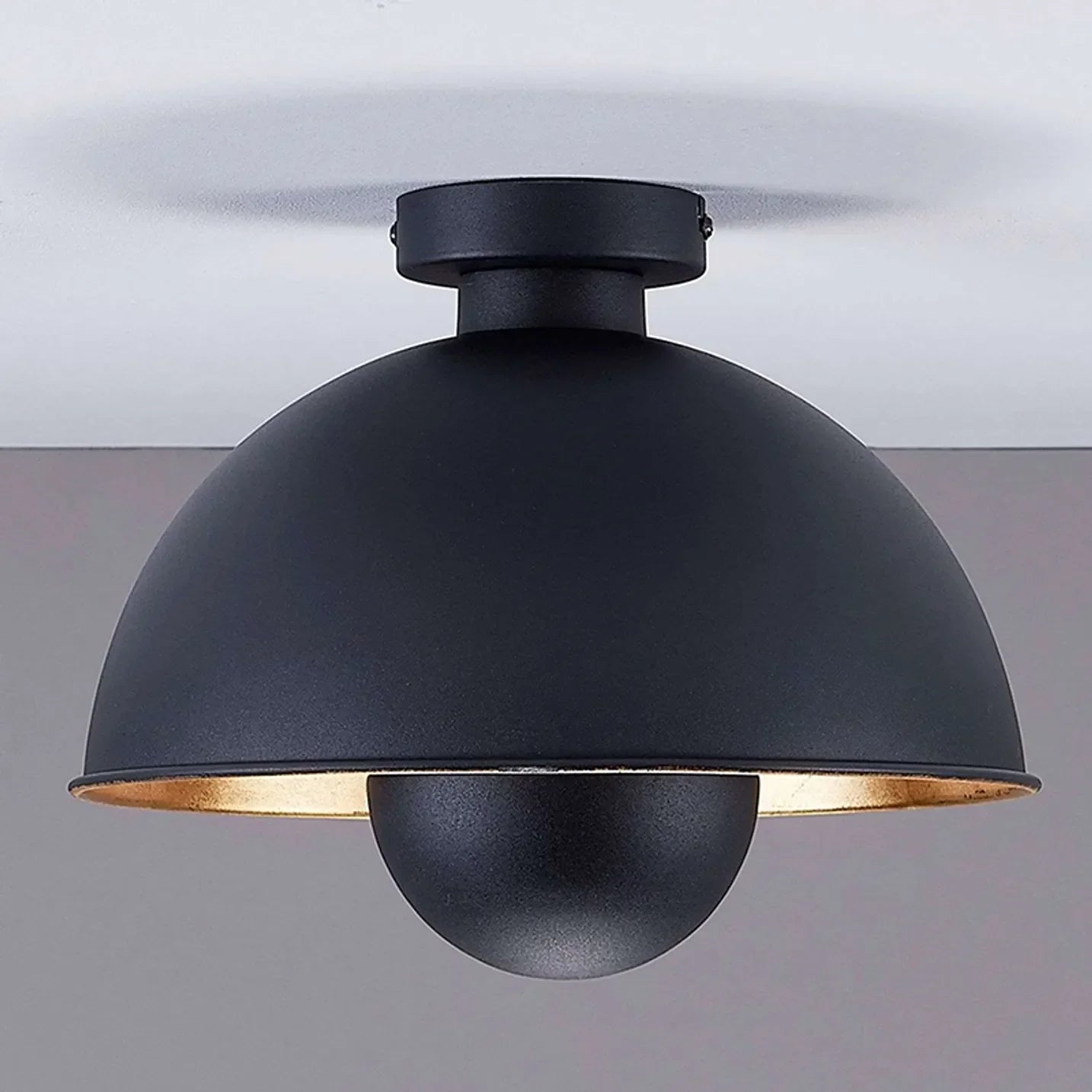 Modern Retro Gold Foil Ceiling Light