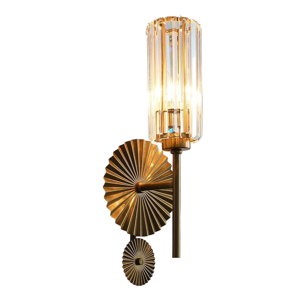 Cecily Modern Fluted Glass Wall Lamp