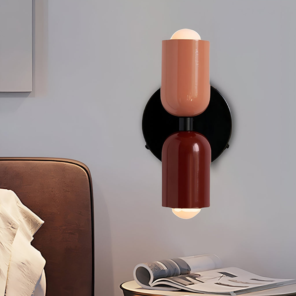 Nordic Colorful Double Head Iron Wall Light