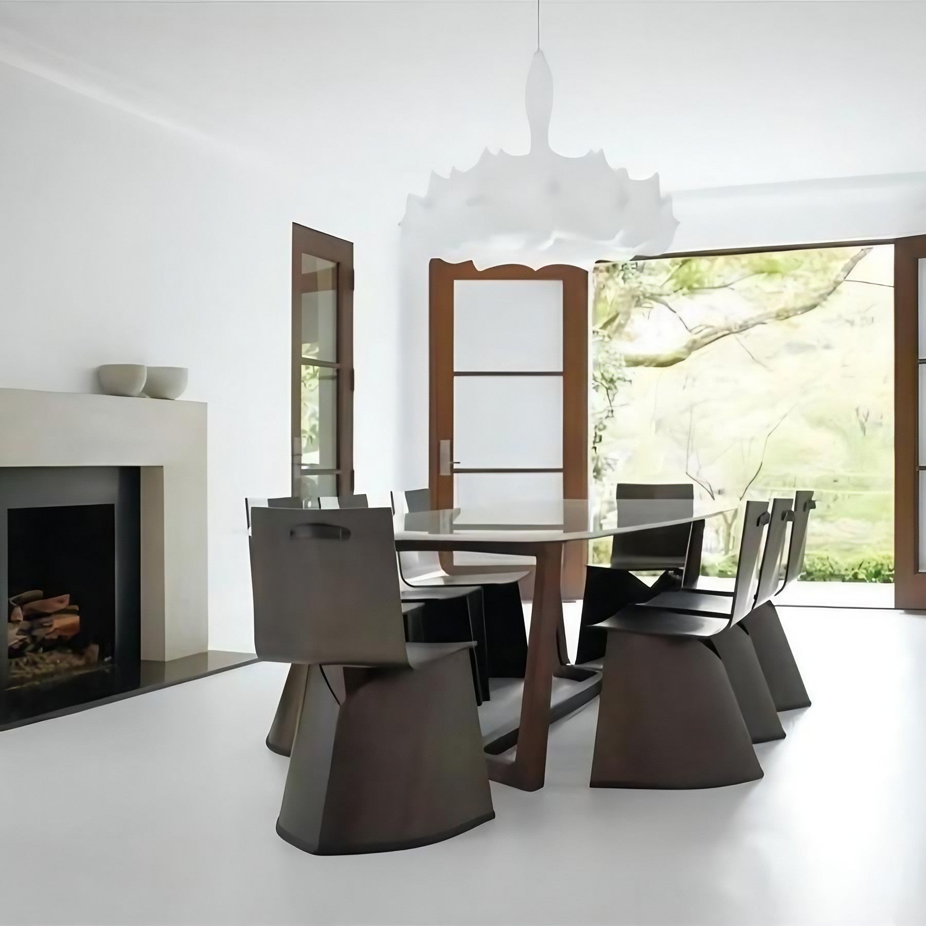 Nordic Cocoon LED Silk Pendant Light