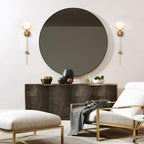 Alabaster Marble Ava Brass Wall Light