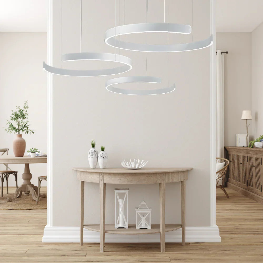 Circular Style Nordic Fused Aluminum Pendant Light