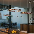 Circular Style Nordic Fused Aluminum Pendant Light