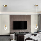Evening Glow Ring Pendant Light