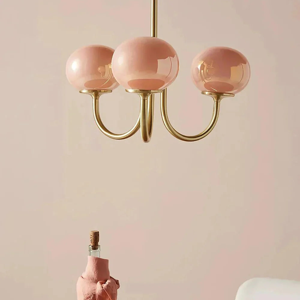 Marshmallow Modern Glass Chandelier