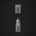 Designer Copper Transparent Glass Wall Light