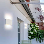 Modern Rectagulart Metal Outdoor Wall Light