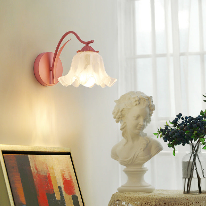 French Flower Acrylic Wall Light