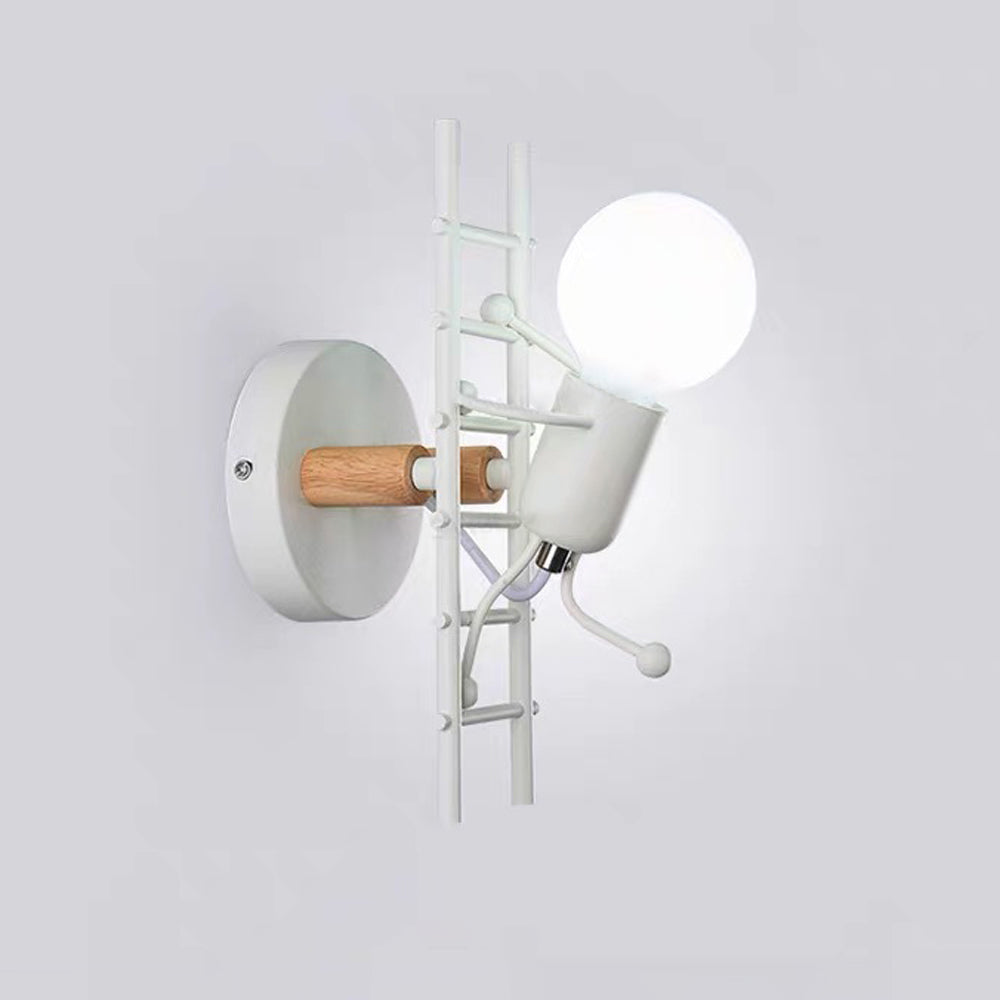Retro Iron Art Staircase Wall Light