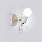 Retro Iron Art Staircase Wall Light
