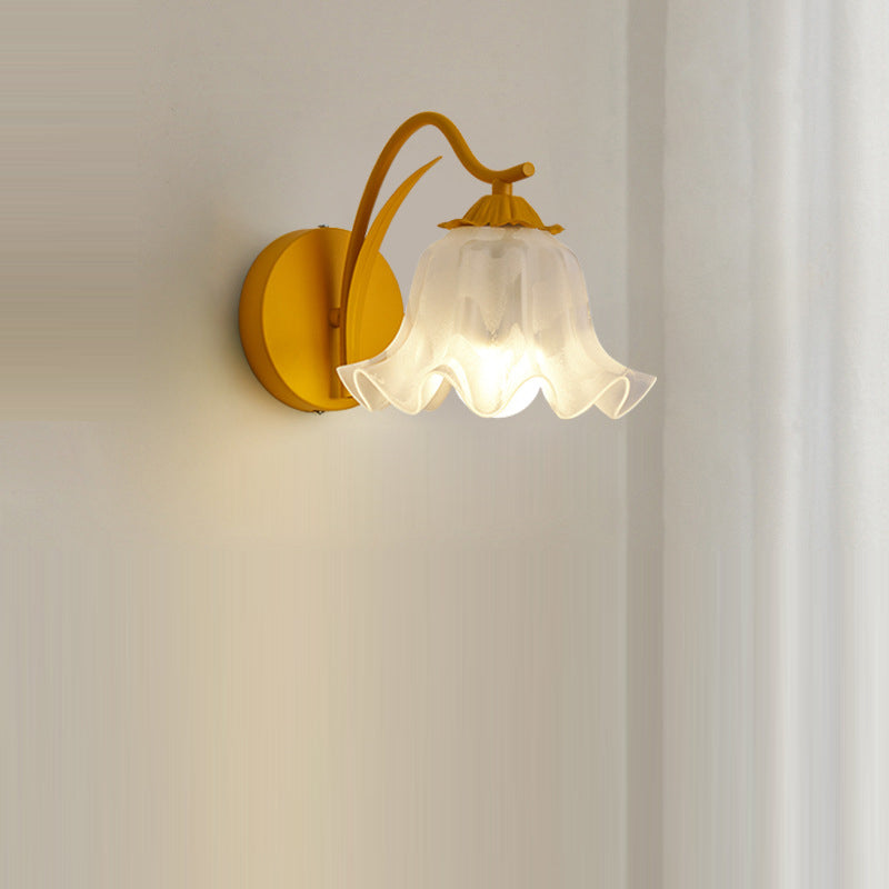 French Flower Acrylic Wall Light