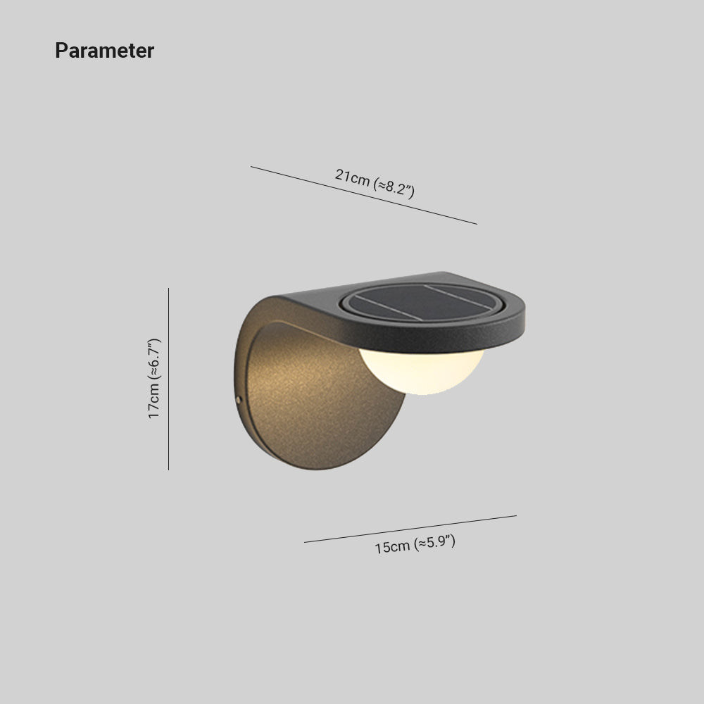 Modern Arc Solar-Powered Waterproof Adjustable IP65 Waterproof Outdoor Light