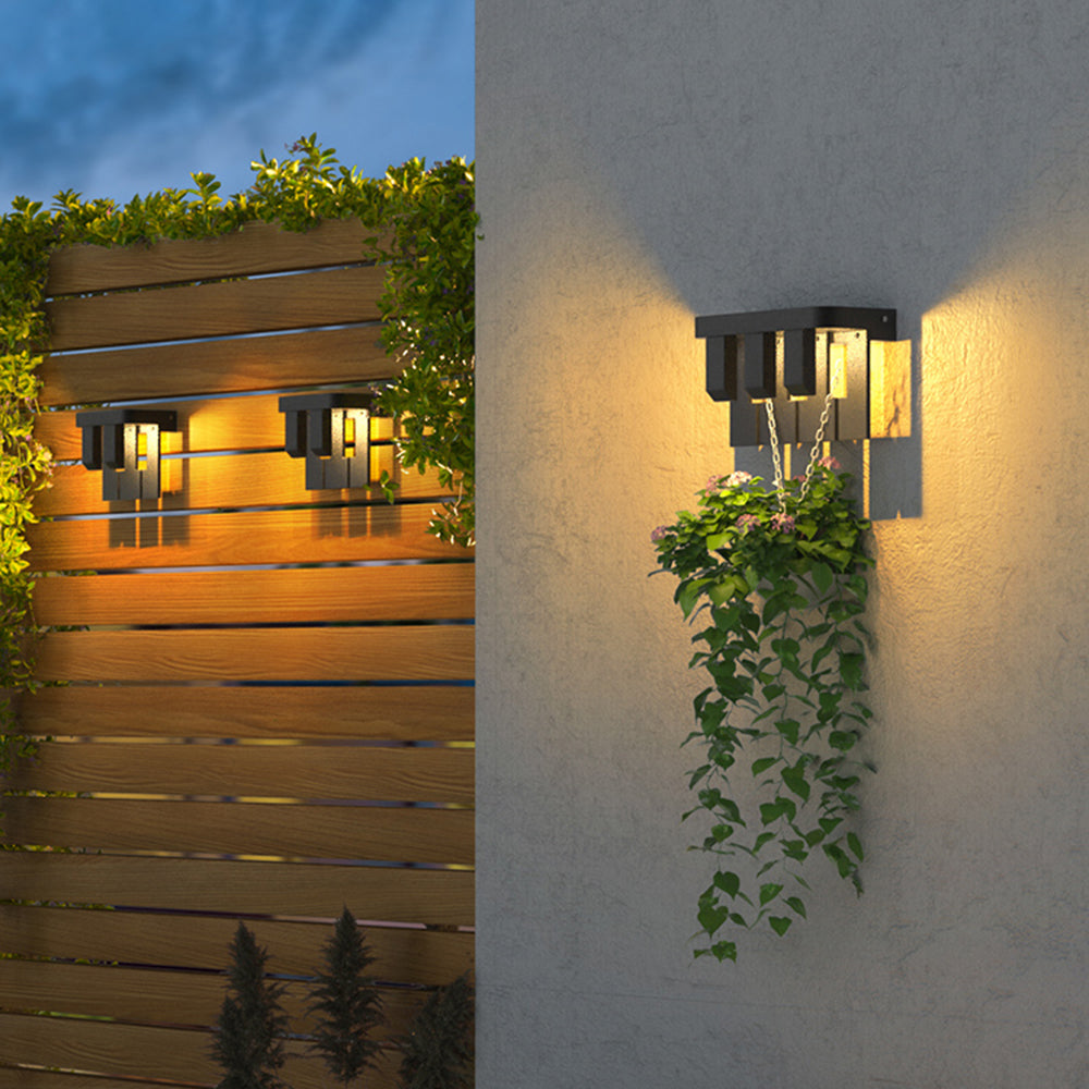 Solar Outdoor Garden Yard  IP65 Waterproof Wall Light