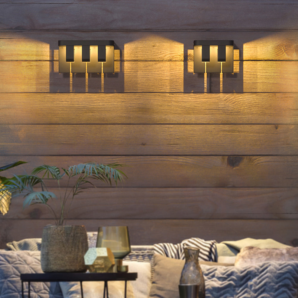 Solar Outdoor Garden Yard  IP65 Waterproof Wall Light