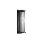 Modern Cylindrical Metal & Glass Outdoor Solar IP65 Waterproof Outdoor Light