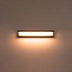 Modern Rectangular IP65 Waterproof Outdoor Solar Wall Light