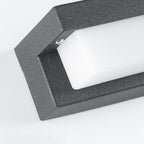Modern Rectangular IP65 Waterproof Outdoor Solar Wall Light