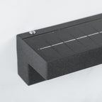 Modern Rectangular IP65 Waterproof Outdoor Solar Wall Light