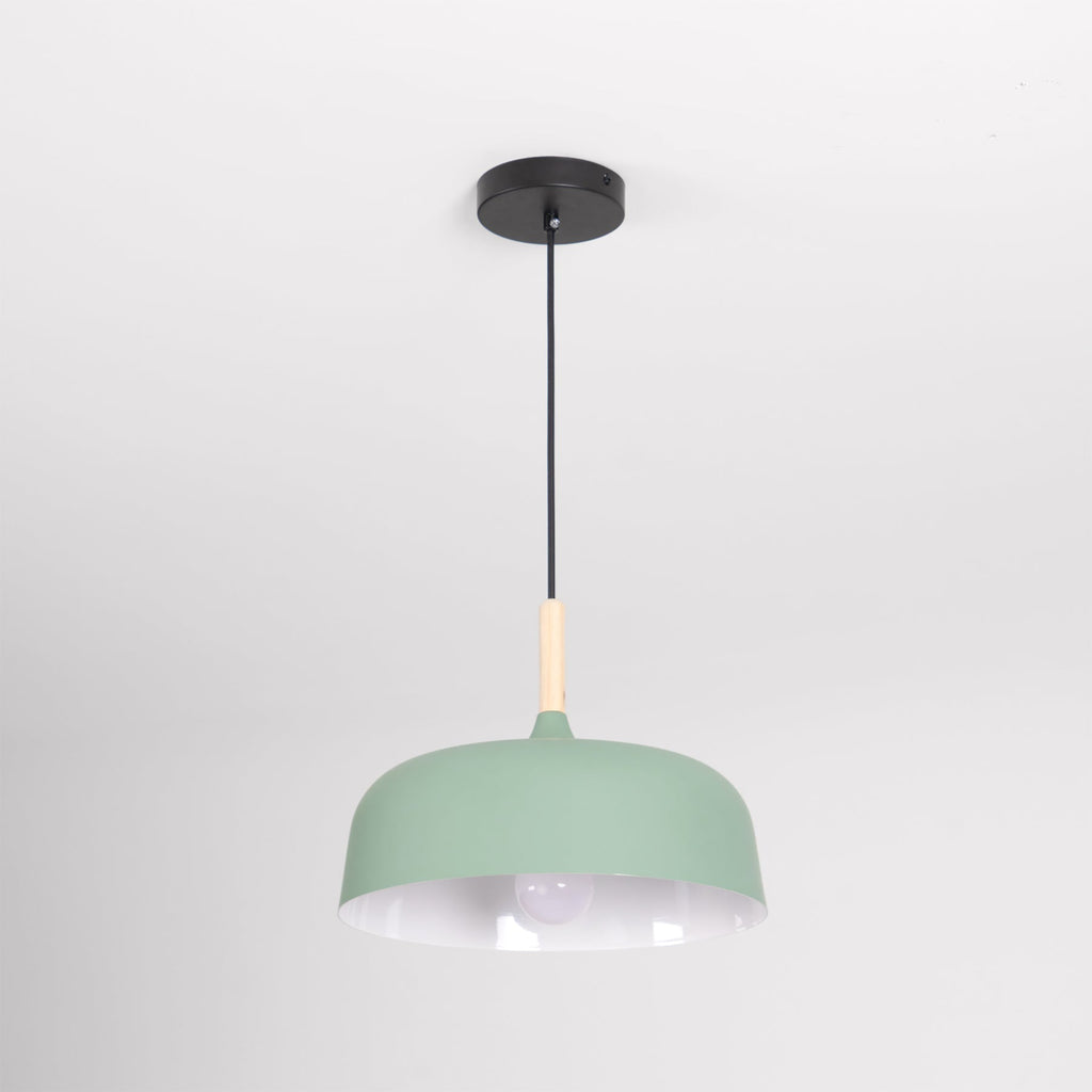 Birken Nordic Wood and Zinc Pendant Light