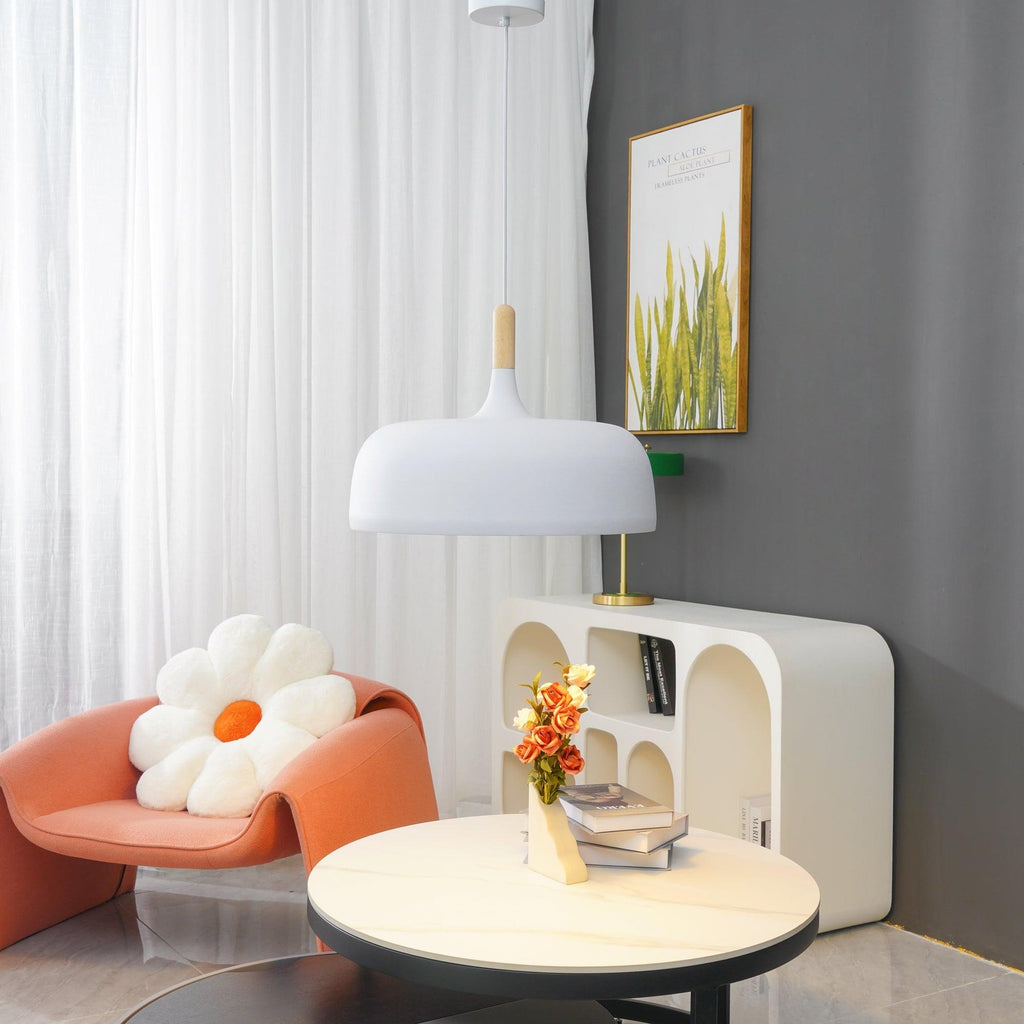 Birken Nordic Wood and Zinc Pendant Light
