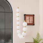 Pearl Glam Brass Acrylic Chandelier