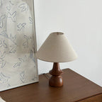 Olivia Vintage Solid Wood Table Lamp