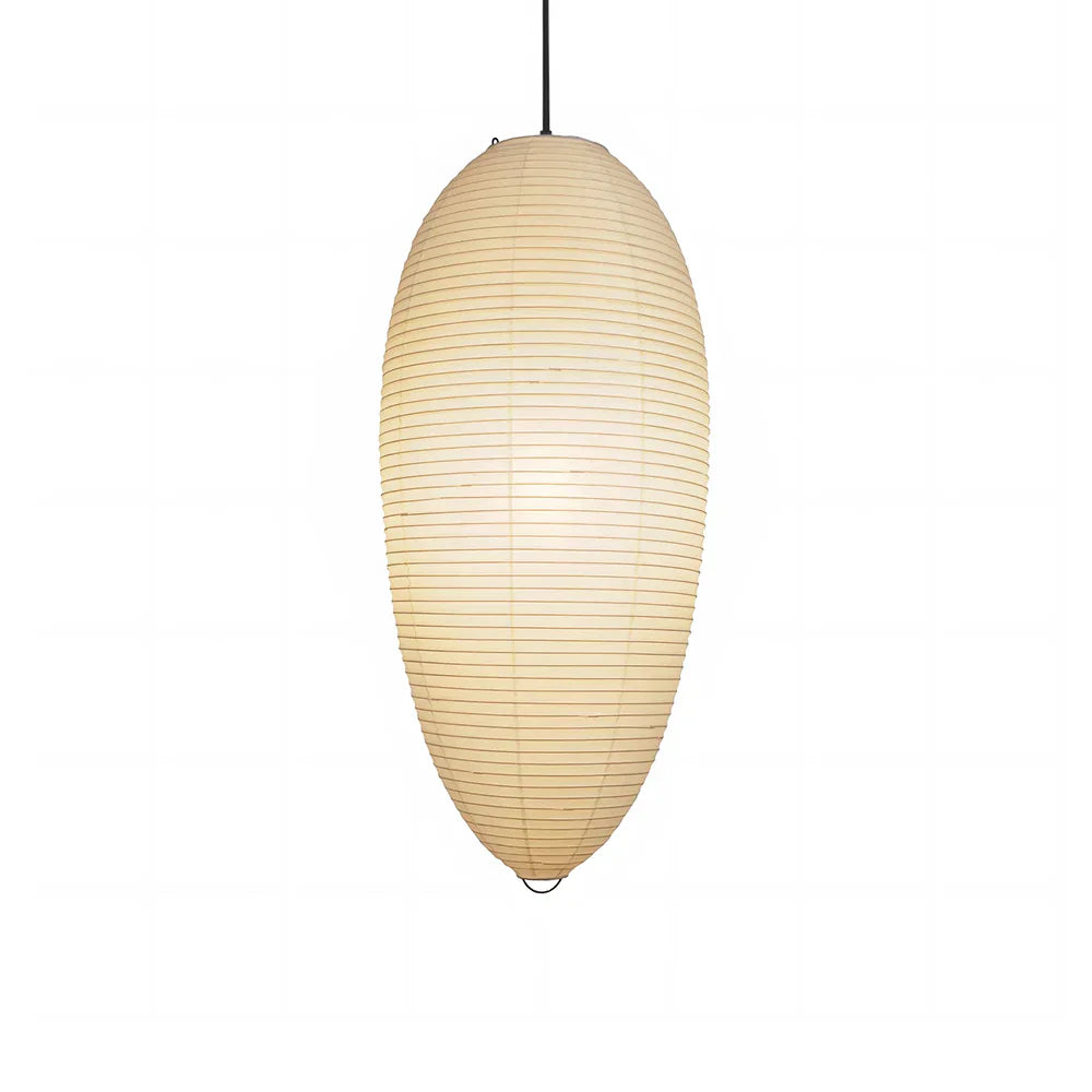 Luminous Serenity Japandi Paper Pendant Light