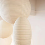 Luminous Serenity Japandi Paper Pendant Light