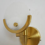 Alabaster Marble Ava Brass Wall Light