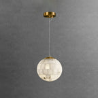 Celeste Orb Alabaster Pendant Light