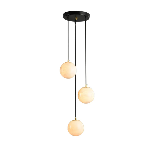 Aurelia Alabaster Cluster Sculptural Pendant Light