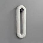 Elliptica Glow Alabaster Minimalist Wall Light