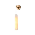Serenata Flute Alabaster Elegant Wall Light