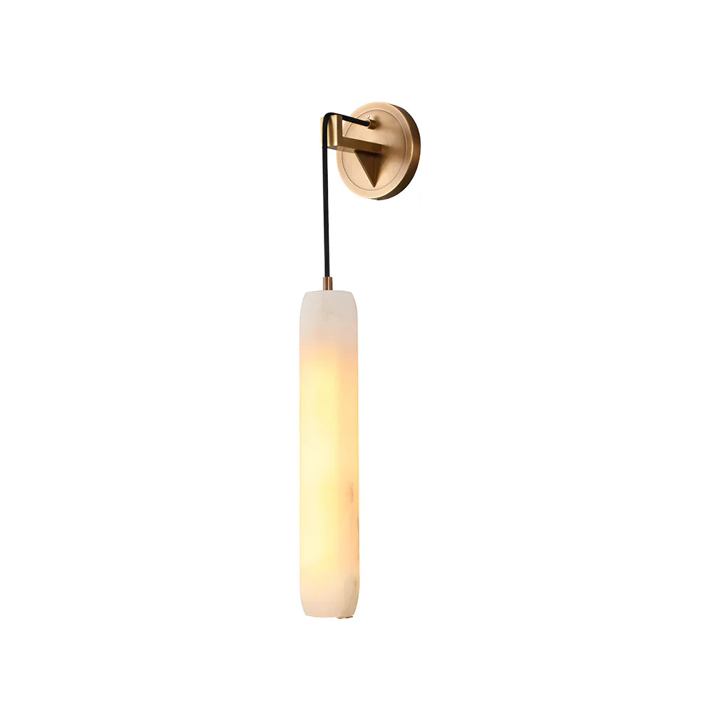 Serenata Flute Alabaster Elegant Wall Light