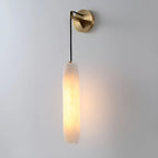 Serenata Flute Alabaster Elegant Wall Light