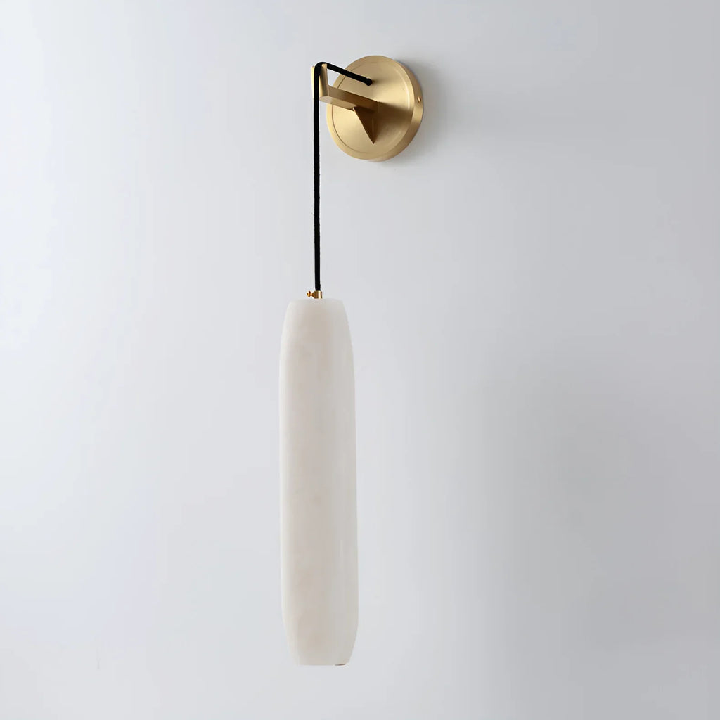 Serenata Flute Alabaster Elegant Wall Light