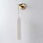 Serenata Flute Alabaster Elegant Wall Light