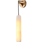 Serenata Flute Alabaster Elegant Wall Light