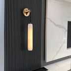 Serenata Flute Alabaster Elegant Wall Light