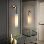 Serenata Flute Alabaster Elegant Wall Light
