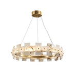 Elba Horizon Alabaster Luxury Chandelier