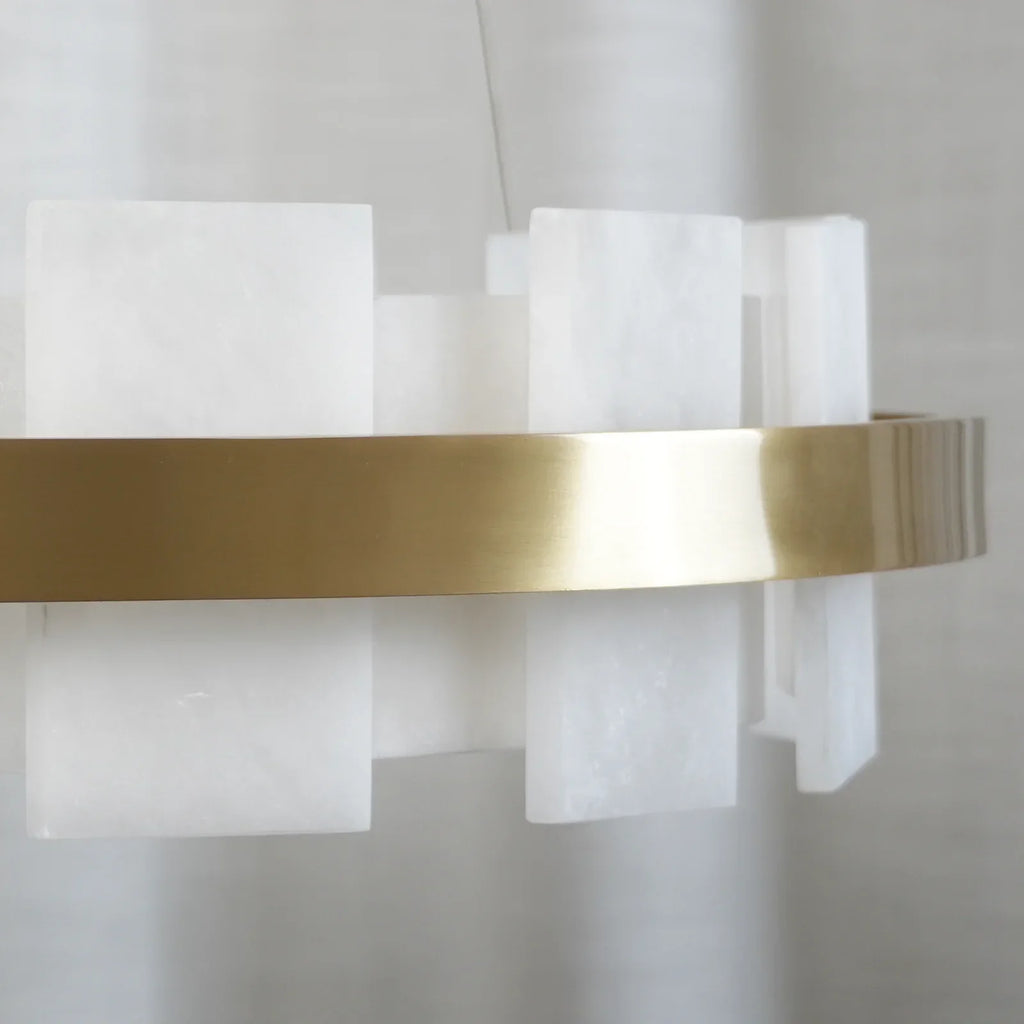 Elba Horizon Alabaster Luxury Chandelier