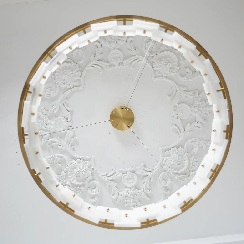 Elba Horizon Alabaster Luxury Chandelier