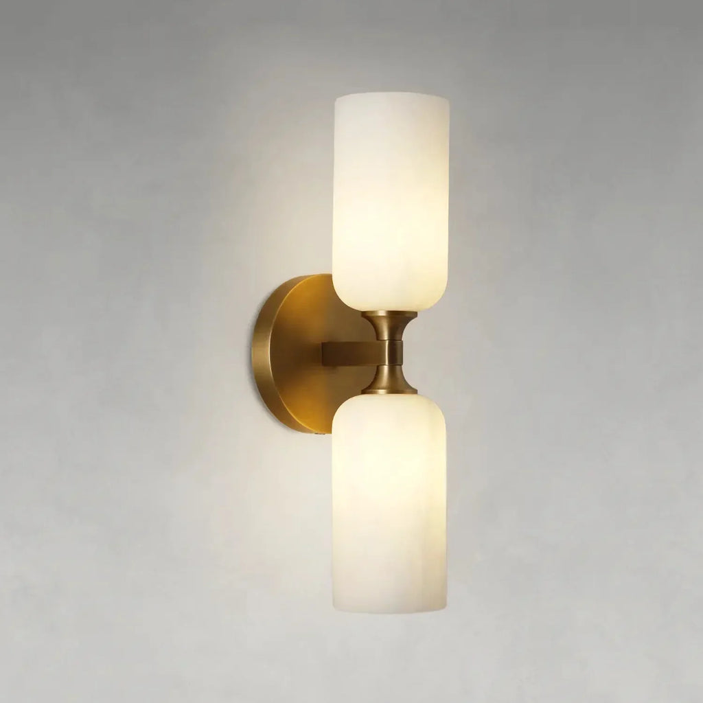 Monty Linea Alabaster Minimalist Wall Lamp