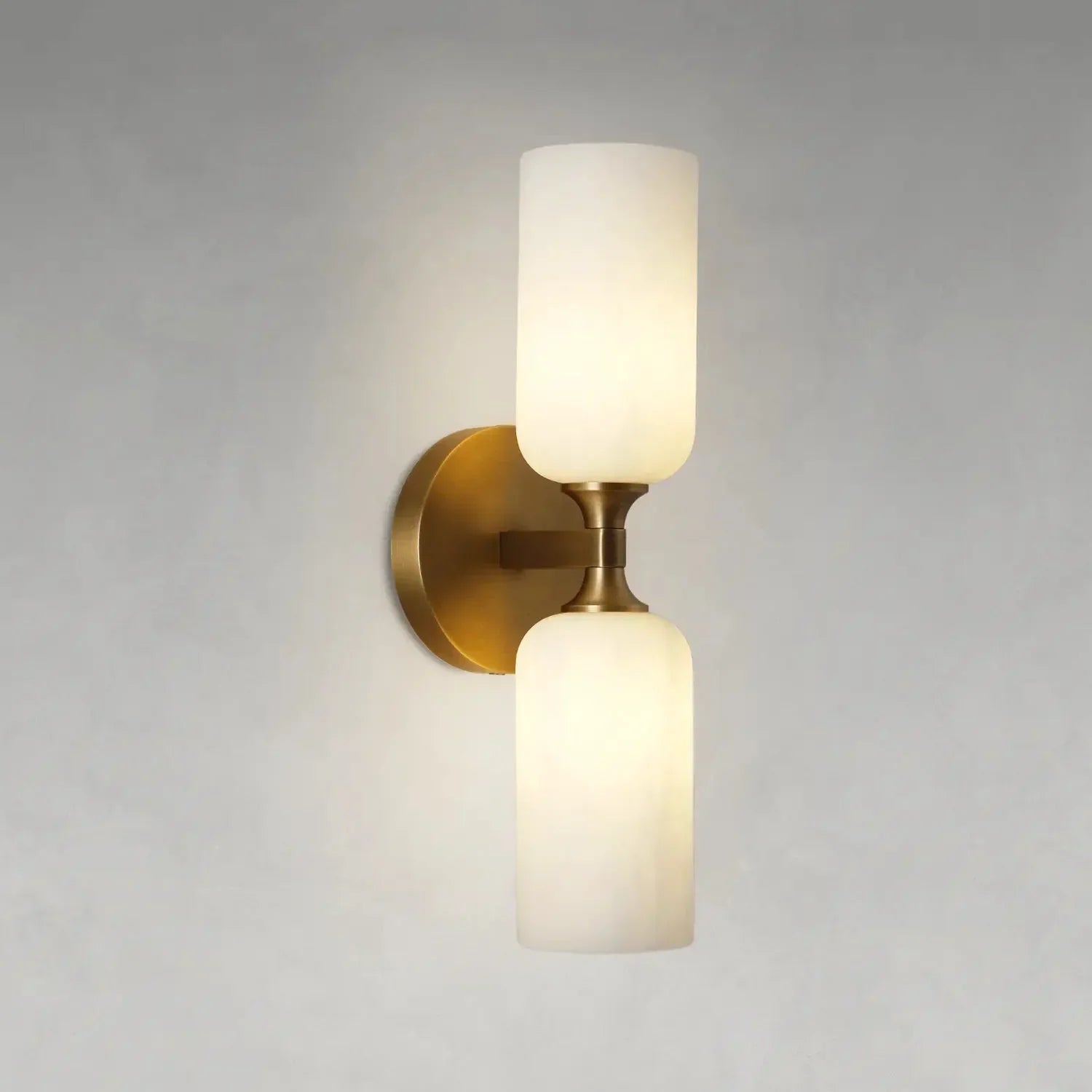 Monty Linea Alabaster Minimalist Wall Lamp