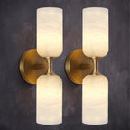 Monty Linea Alabaster Minimalist Wall Lamp