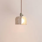 Alagusmo Minimalist Travertine Pendant Light
