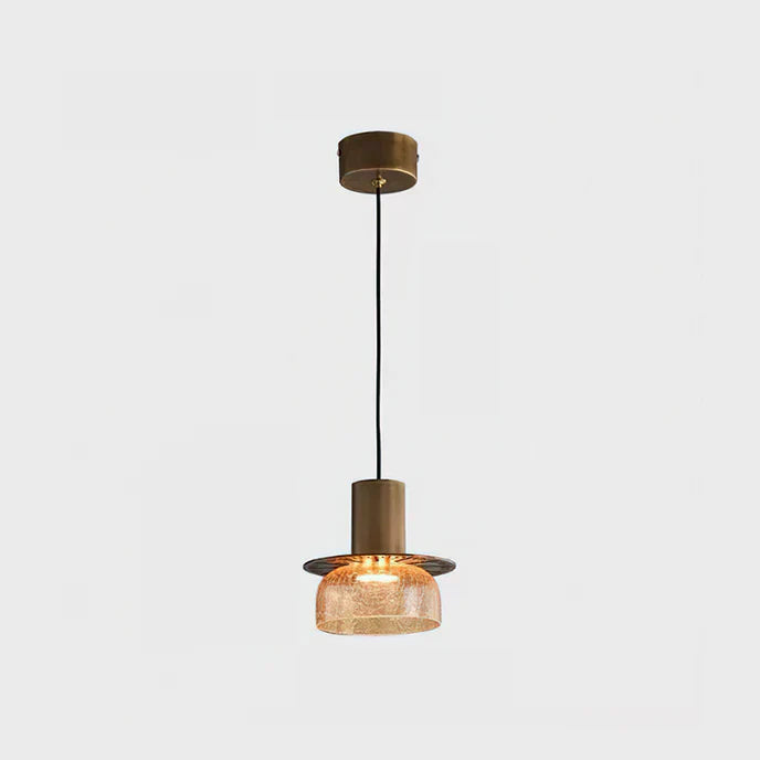 Retro Cracked Glass Pendant Light
