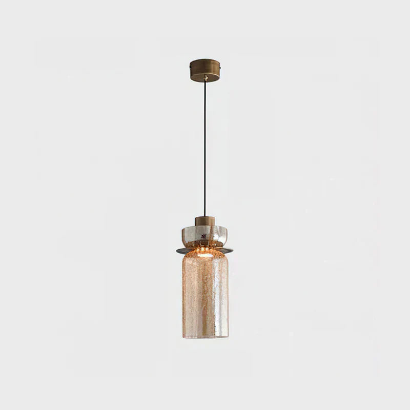 Retro Cracked Glass Pendant Light